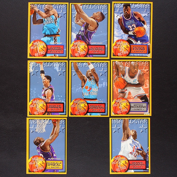 NBA Basketball 96-97 All Stars Fleer Trading Cards