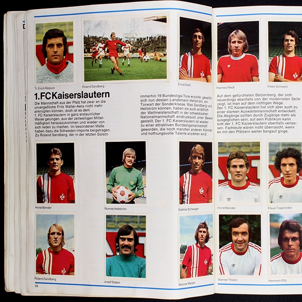 Fußball 74 Bergmann Album fast komplett - lesen