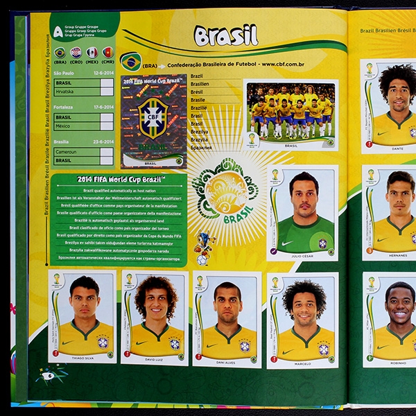 Brasil 2014 Panini sticker album complete - Hardcover