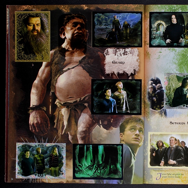 Harry Potter Orden des Phönix Panini sticker album complete