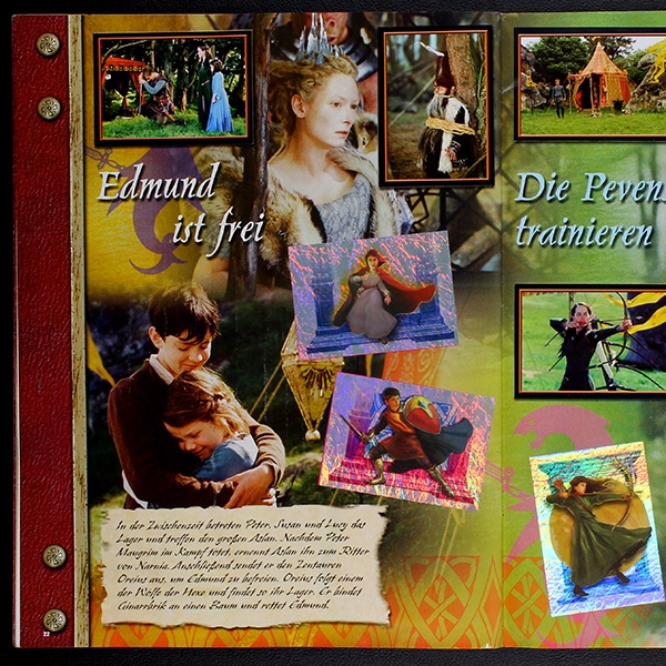 Narnia Panini Sticker Album komplett