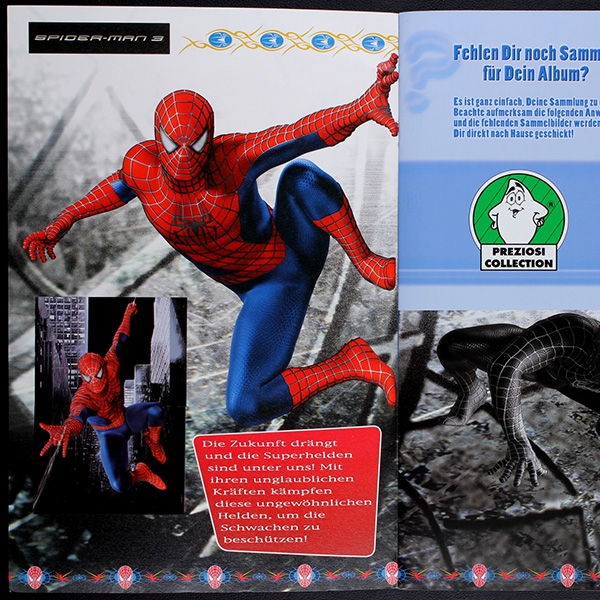 Spider-Man 3 Preziosi sticker album complete