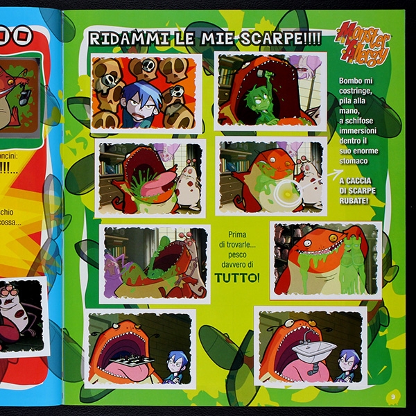 Monster Allergy Panini sticker album complete - It.