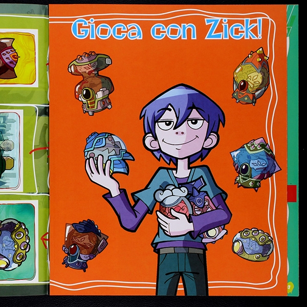 Monster Allergy Panini sticker album complete - It.