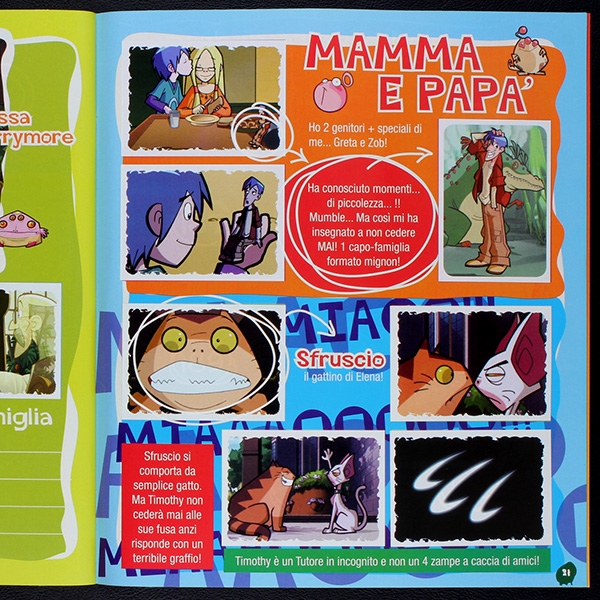 Monster Allergy Panini sticker album complete - It.