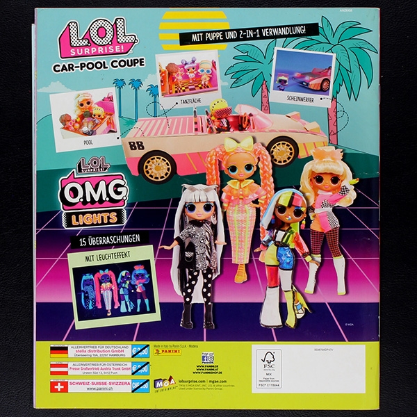LOL Surprise Fashion Fun Panini Album komplett