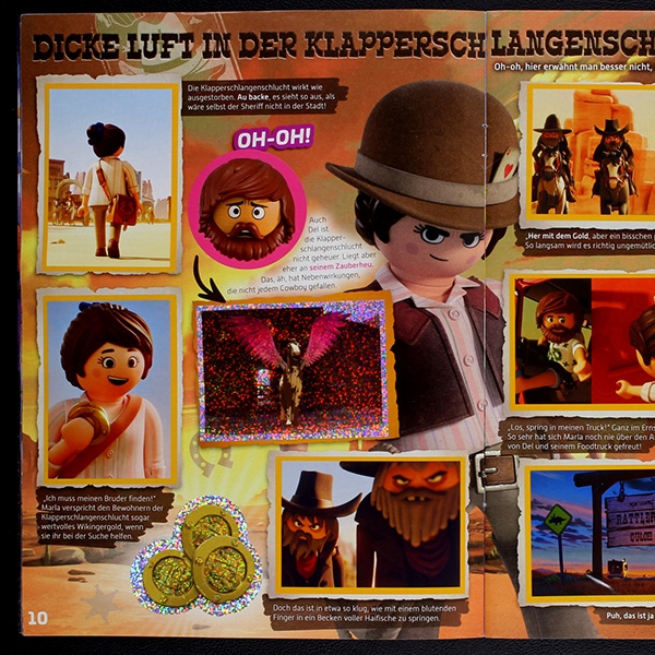 playmobil der Film Blue Ocean sticker album complete