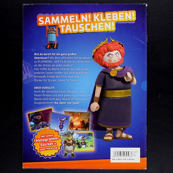 playmobil der Film Blue Ocean sticker album complete