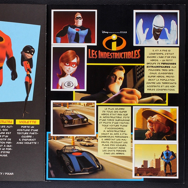 Les Indestructibles Panini sticker album complete - CA