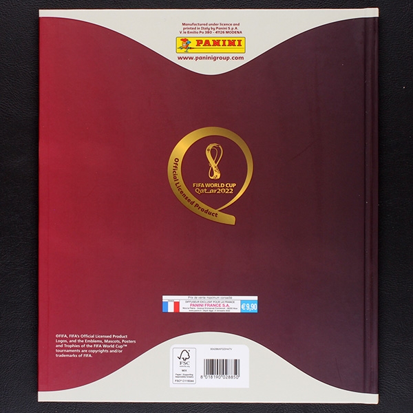 Qatar 2022 Panini empty album - hardcover French