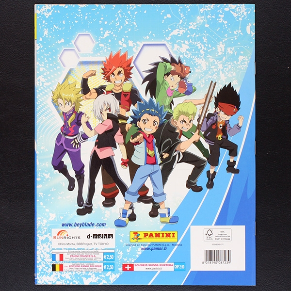 Beyblade Burst Panini empty sticker album - F
