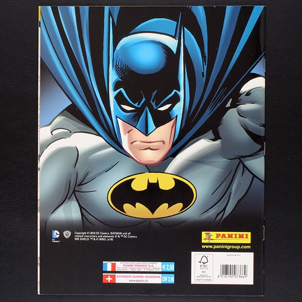 Le Monde de Batman Panini empty sticker album - F