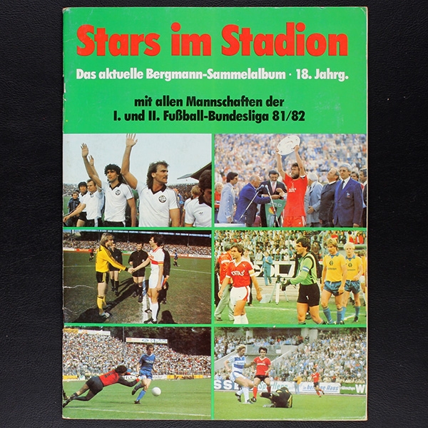 Fußball 81 Bergmann Sticker Album