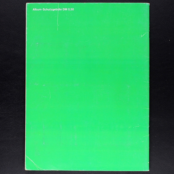 Fußball 81 Bergmann Sticker Album teilgefüllt -77