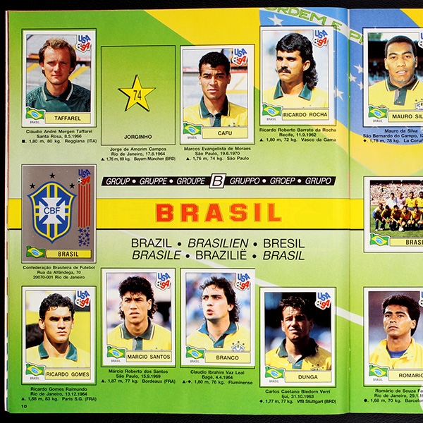 USA 94 Panini sticker album almost complete -10