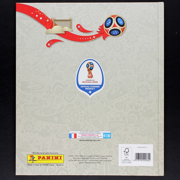 Russia 2018 Panini Leeralbum - France Hardcover Version