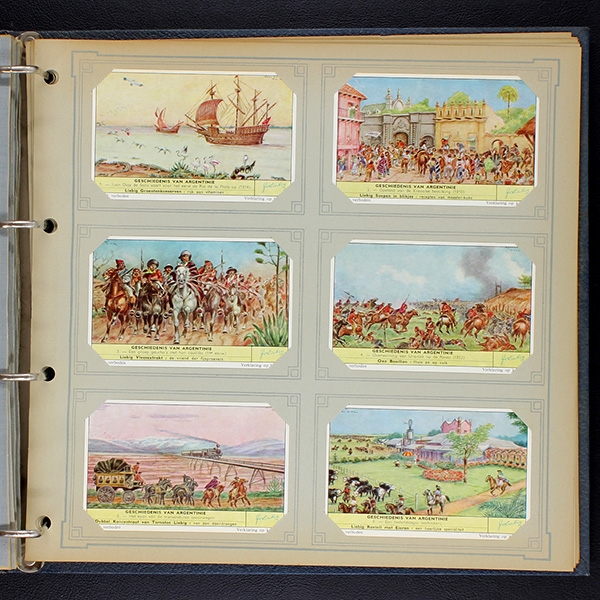 Liebig Cromos Album with 49 series