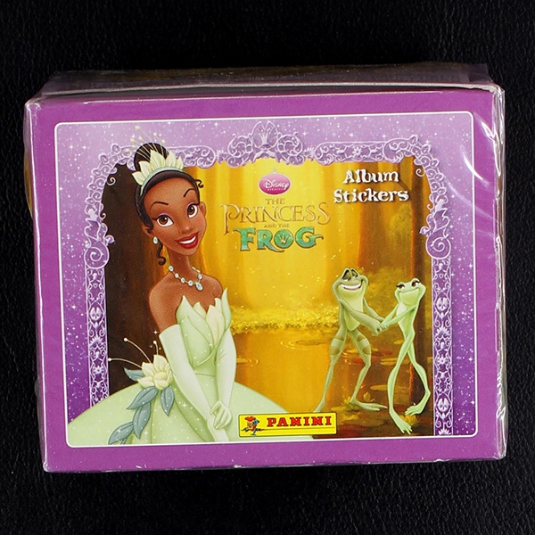 Küss den Frosch Panini Box mit 50 Sticker Tüten