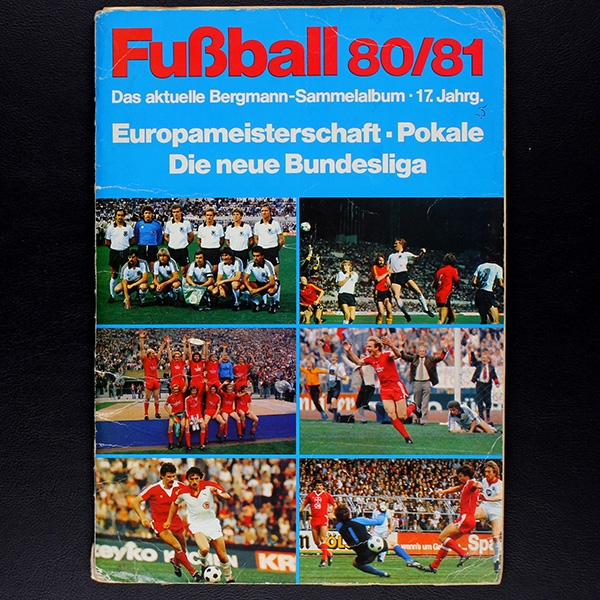 Fußball 80 Bergmann Sticker Album