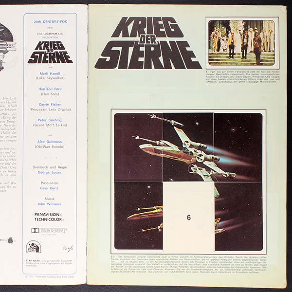 Star Wars Panini Sticker Album teilgefüllt