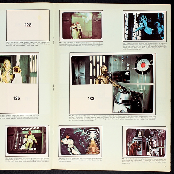 Star Wars Panini Sticker Album teilgefüllt
