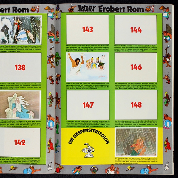 Asterix Ehapa album with stickers