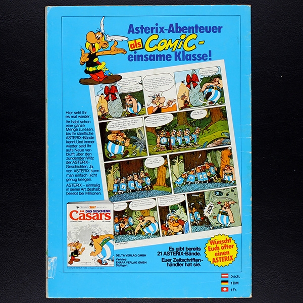 Asterix Ehapa album with stickers