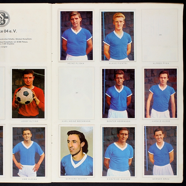 Bundesliga 65 Bergmann Sticker Album teilgefüllt -110