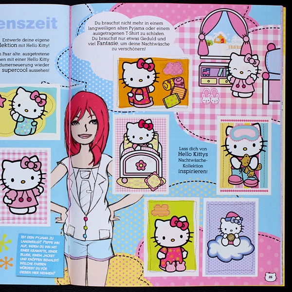 Hello Kitty B Cool Panini sticker album complete