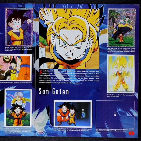 Dragon Ball Z Panini Sticker Album -1
