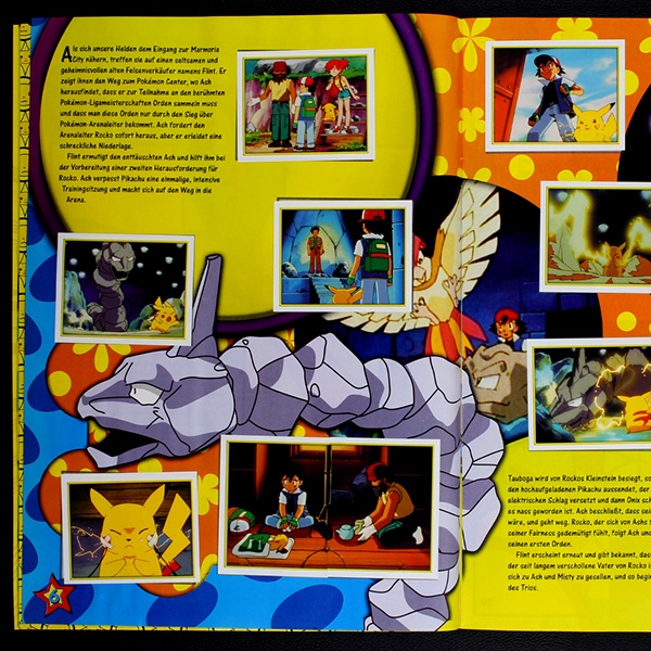 Pokemon Merlin sticker album complete - blue