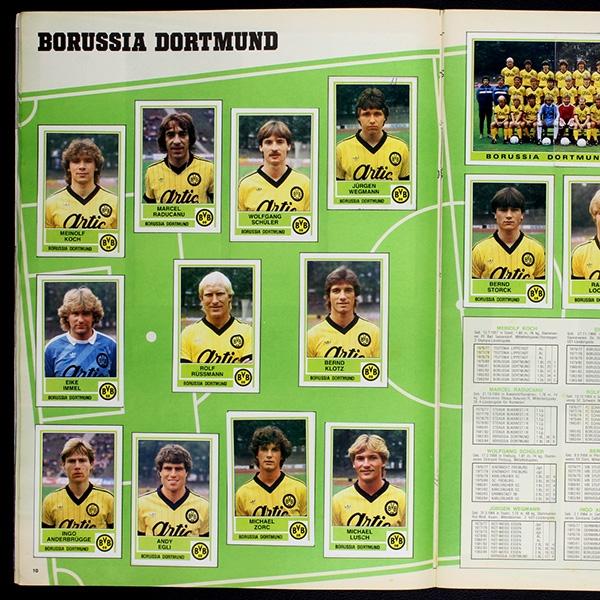 Fußball 85 Panini Sticker Album komplett