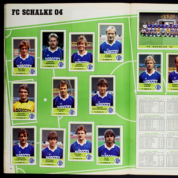 Fußball 85 Panini Sticker Album komplett