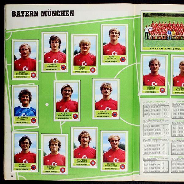 Fußball 85 Panini Sticker Album komplett