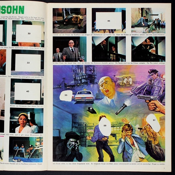 Kojak Americana Sticker Album teilgefüllt