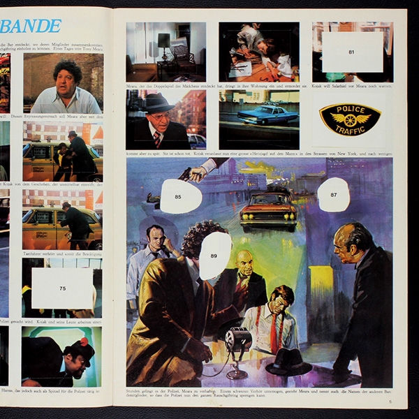 Kojak Americana Sticker Album teilgefüllt