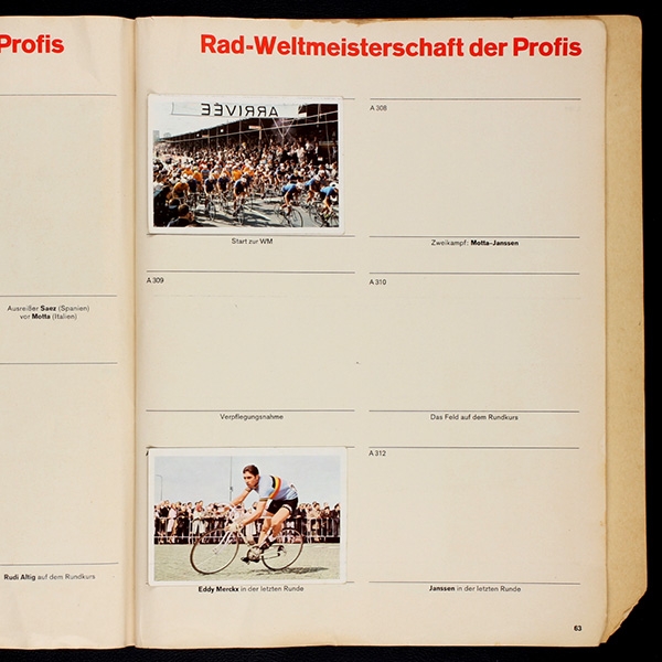 Sport Bild Bergmann Album teilgefüllt