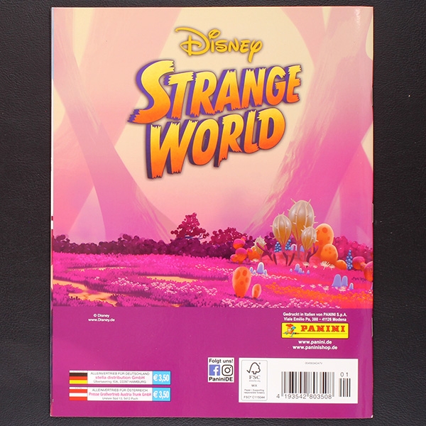 Starnge World Panini Sticker Leeralbum