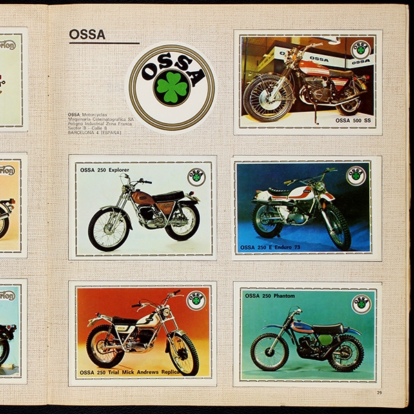 Super Moto Panini Sticker Album komplett