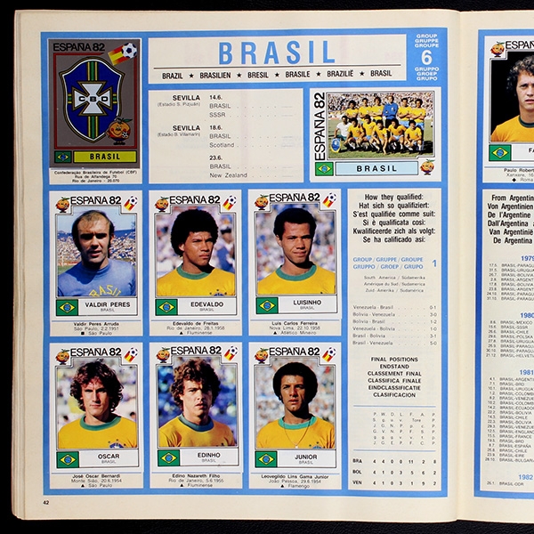 Espana 82 Panini Sticker Album teilgefüllt -58