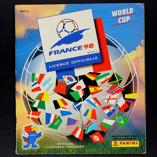 France 98 Panini Sticker Album