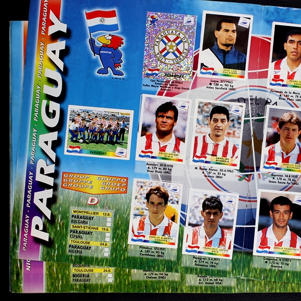 France 98 Panini Sticker Album fast komplett -11 o.I.