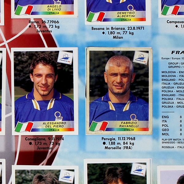 France 98 Panini Sticker Album fast komplett -11 o.I.
