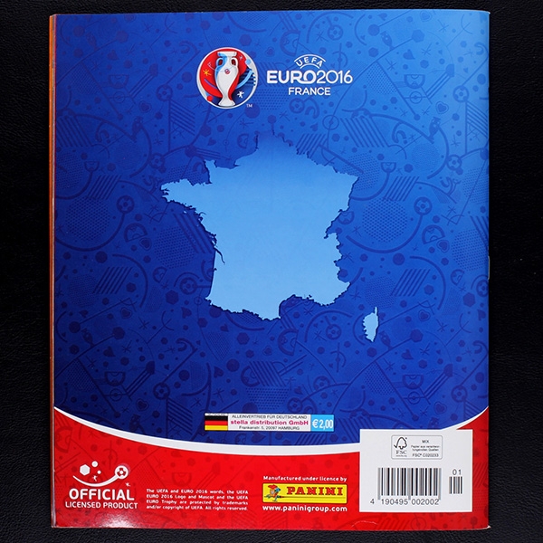 Euro 2016 Panini sticker album complete - w.McD.
