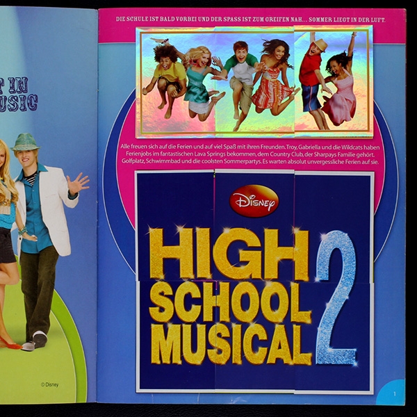 High School Musical 2 Panini sticker album complete