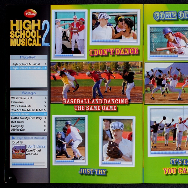 High School Musical 2 Panini sticker album complete
