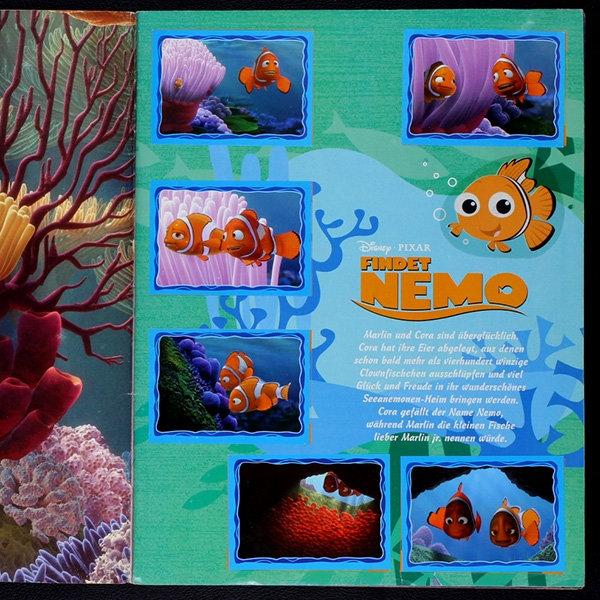 Findet Nemo Panini sticker album complete