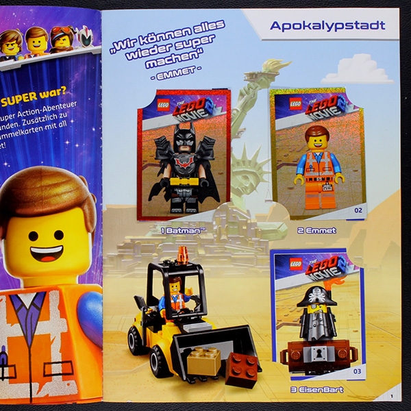 Lego Movie Cards Album komplett
