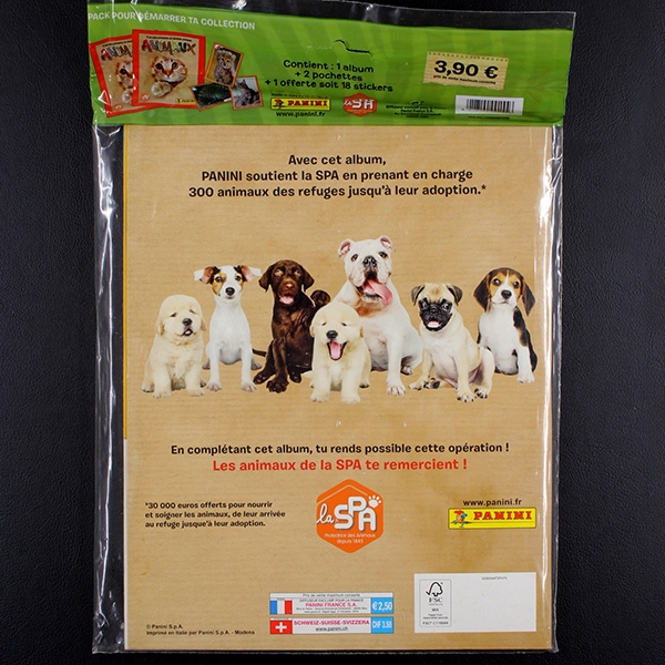 Animaux Panini Sticker Leeralbum - F