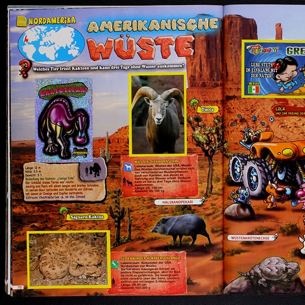 Mission Tierfreunde Panini Sticker Album komplett